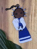 Fußball Engel Blau-Weis