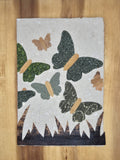 Grusskarte Schmetterling Grün